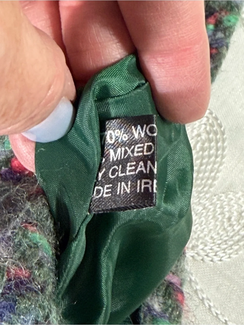 Vintage Blarney Woollen Mills Women's Alpaca Wool Blend Newsboy Women’s Hat Gray